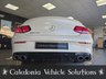 USED 2020 69 MERCEDES-BENZ C CLASS 3.0 C43 V6 AMG (Premium) Coupe 2dr Petrol G-Tronic+ 4MATIC Euro 6 (s/s) (390 ps) ULTRA LOW MILEAGE EXAMPLE IN DESIGNO DIAMOND WHITE COACHWORK WITH CRANBERRY RED LEATHER SPORTS LEATHER