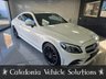 USED 2020 69 MERCEDES-BENZ C CLASS 3.0 C43 V6 AMG (Premium) Coupe 2dr Petrol G-Tronic+ 4MATIC Euro 6 (s/s) (390 ps) ULTRA LOW MILEAGE EXAMPLE IN DESIGNO DIAMOND WHITE COACHWORK WITH CRANBERRY RED LEATHER SPORTS LEATHER