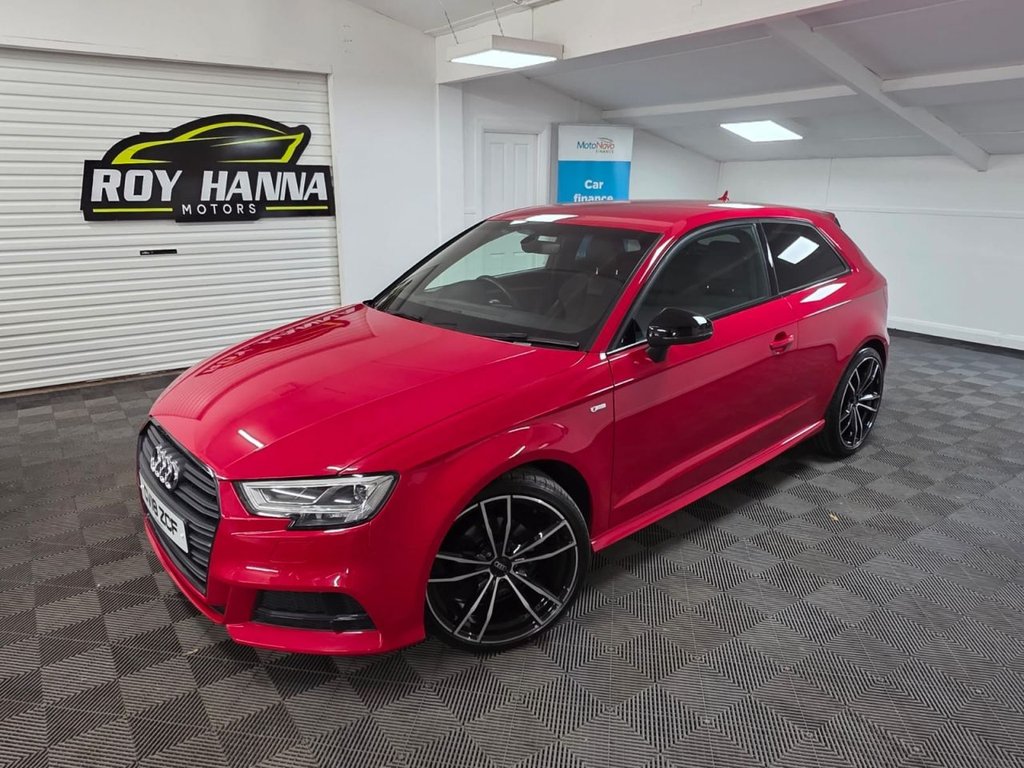 USED 2018 18 AUDI A3 2.0 TDI Black Edition Hatchback 3dr Diesel Manual Euro 6 (s/s) (150 ps) 