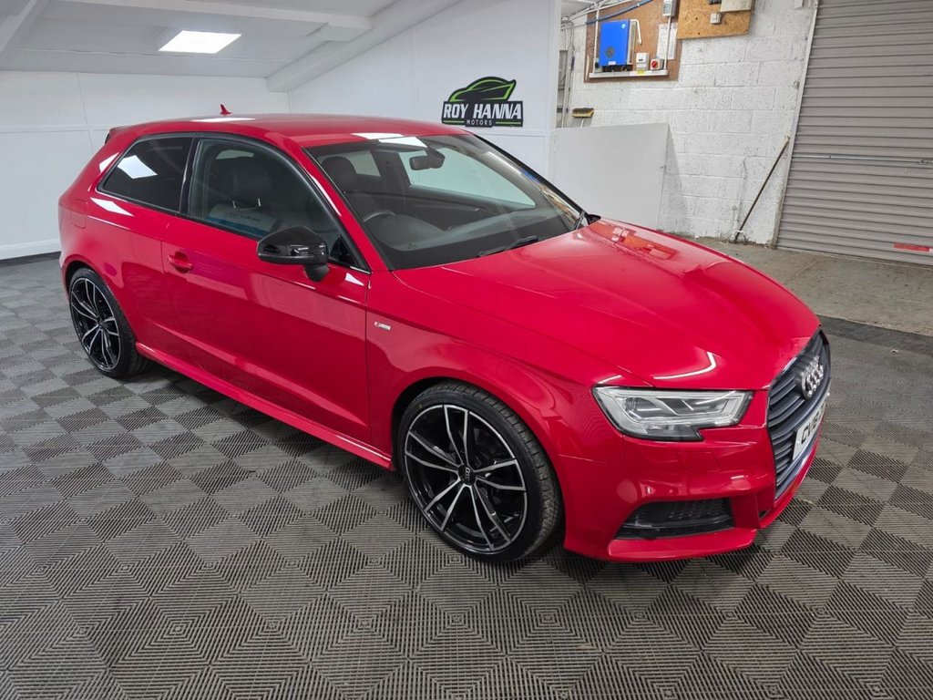 USED 2018 18 AUDI A3 2.0 TDI Black Edition Hatchback 3dr Diesel Manual Euro 6 (s/s) (150 ps) 