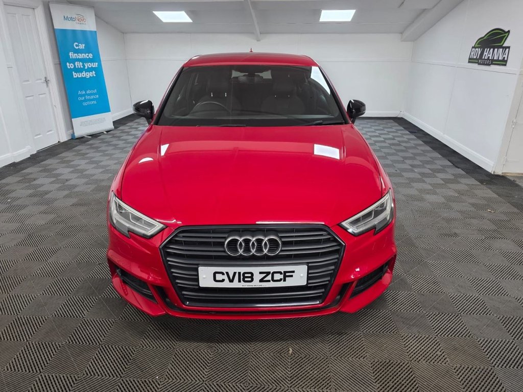USED 2018 18 AUDI A3 2.0 TDI Black Edition Hatchback 3dr Diesel Manual Euro 6 (s/s) (150 ps) 