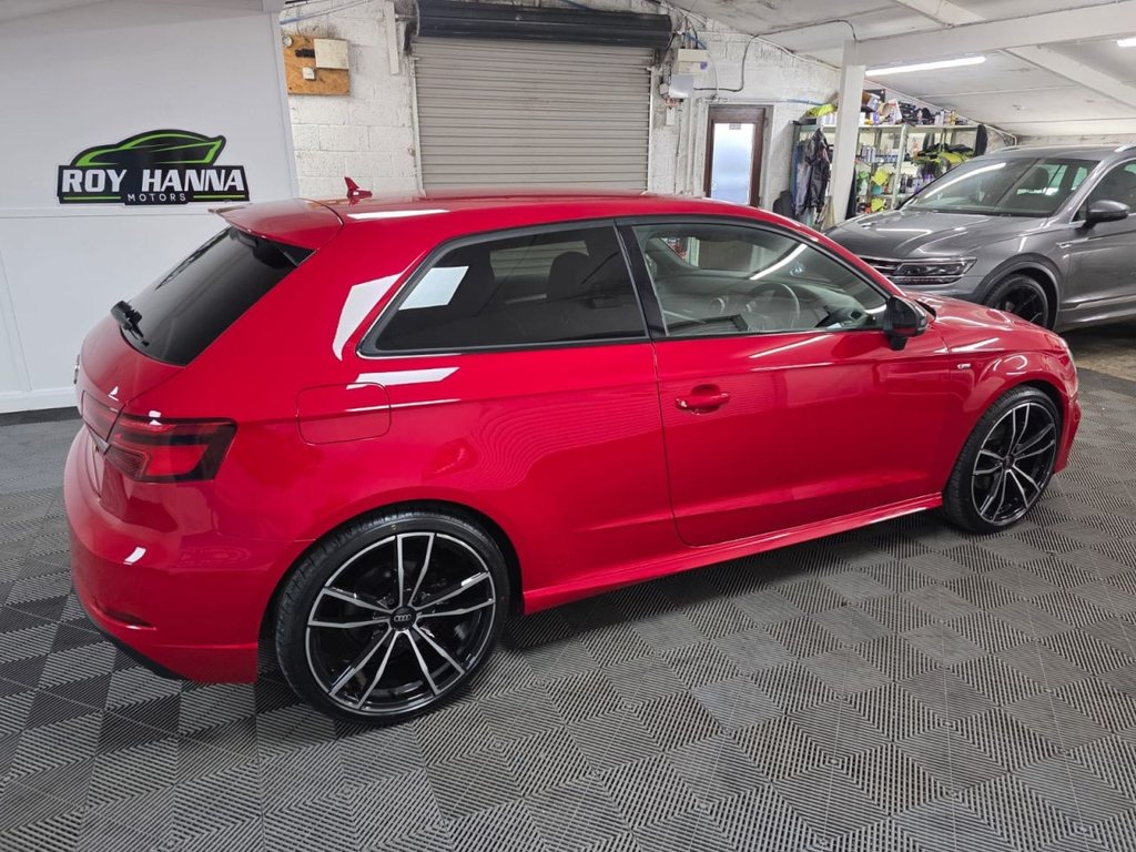 USED 2018 18 AUDI A3 2.0 TDI Black Edition Hatchback 3dr Diesel Manual Euro 6 (s/s) (150 ps) 