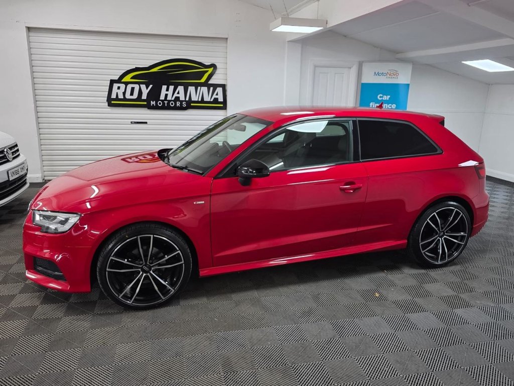 USED 2018 18 AUDI A3 2.0 TDI Black Edition Hatchback 3dr Diesel Manual Euro 6 (s/s) (150 ps) 
