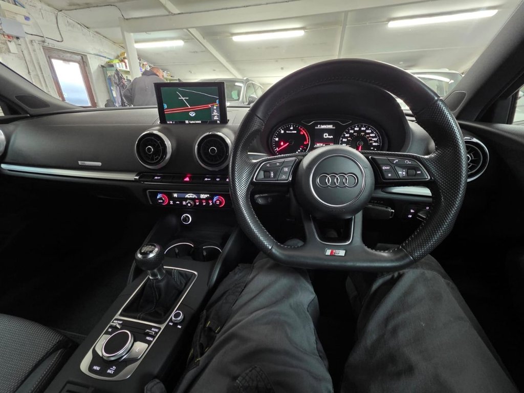 USED 2018 18 AUDI A3 2.0 TDI Black Edition Hatchback 3dr Diesel Manual Euro 6 (s/s) (150 ps) 
