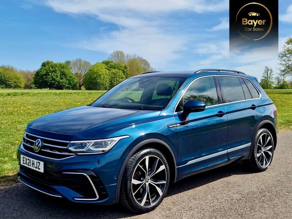 USED 2021 21 VOLKSWAGEN TIGUAN 2.0 TDI R-Line SUV 5dr Diesel DSG 4Motion Euro 6 (s/s) (150 ps) FINANCE AVAILABLE