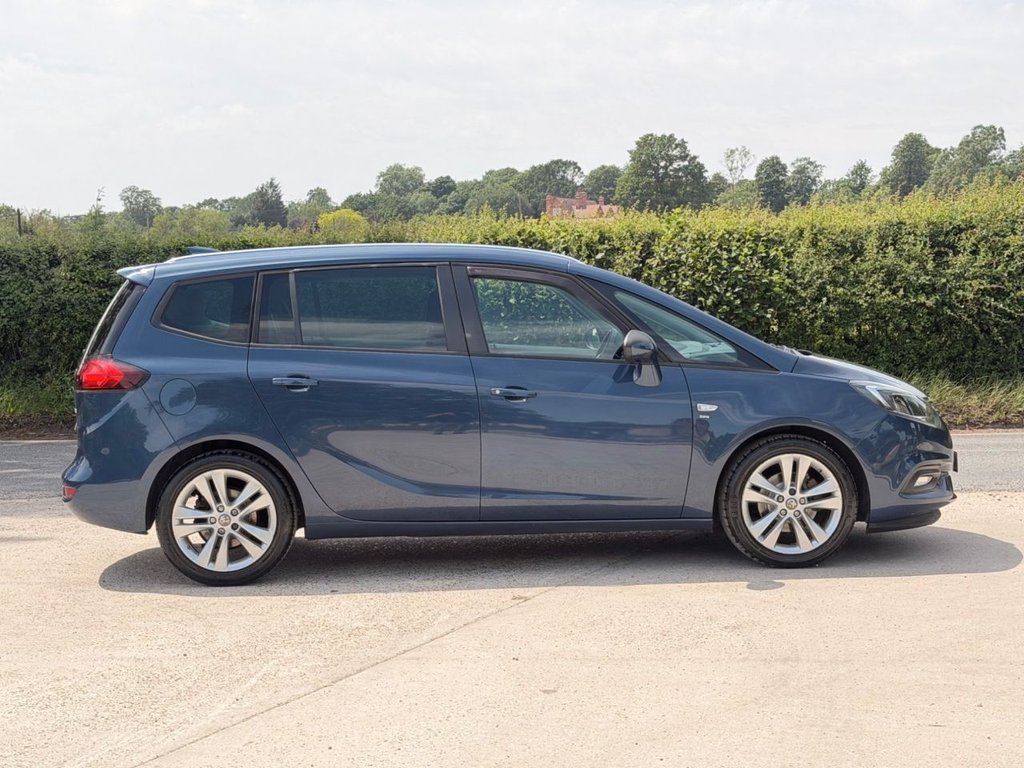 USED 2017 17 VAUXHALL ZAFIRA TOURER 1.4i Turbo SRi Nav MPV 5dr Petrol Auto Euro 6 (140 ps) 