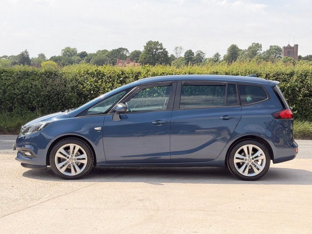 USED 2017 17 VAUXHALL ZAFIRA TOURER 1.4i Turbo SRi Nav MPV 5dr Petrol Auto Euro 6 (140 ps) 