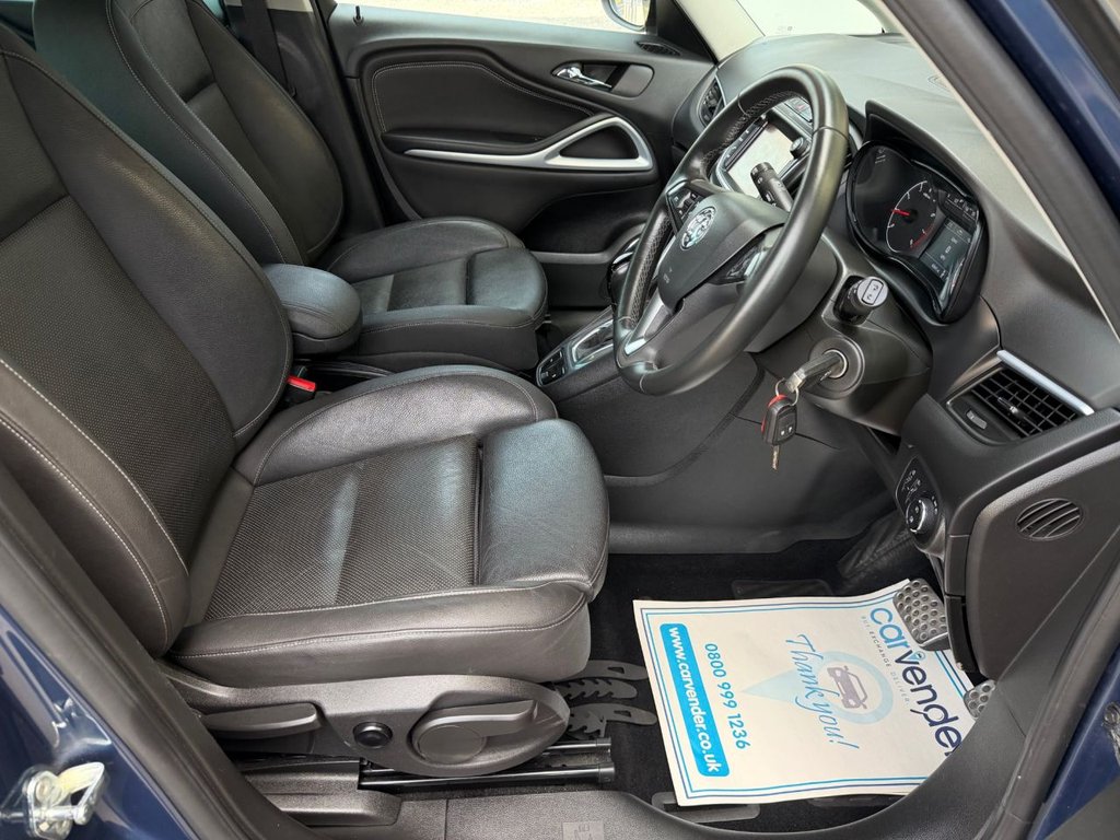 USED 2017 17 VAUXHALL ZAFIRA TOURER 1.4i Turbo SRi Nav MPV 5dr Petrol Auto Euro 6 (140 ps) 