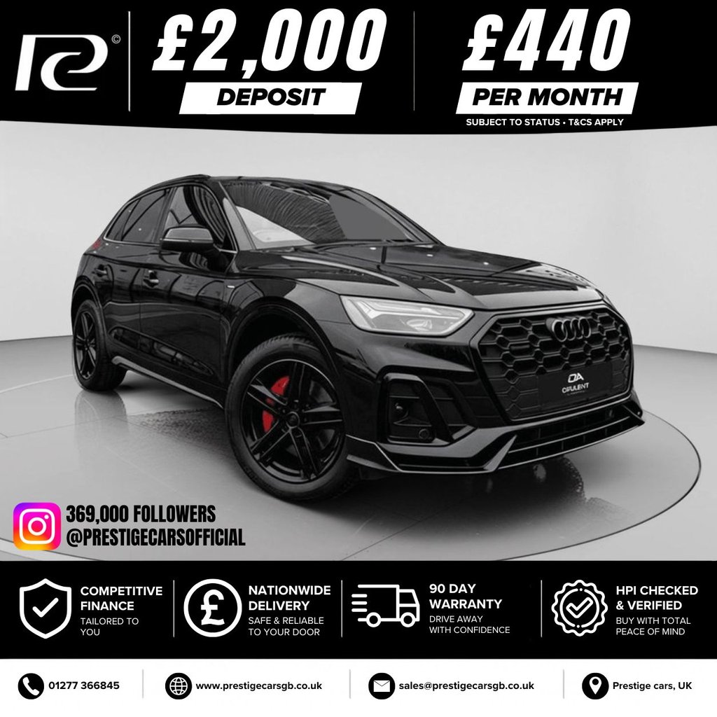 Black 2023 Audi Q5 2.0 50 TFSI e S Line Station Wagon SUV/Crossover Four-wheel drive Automatic