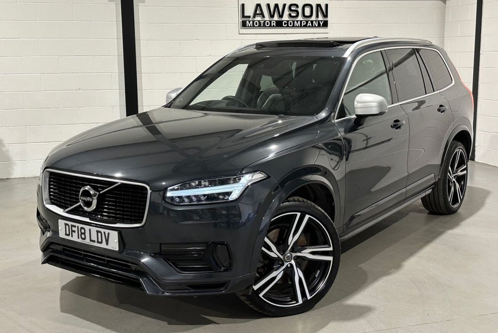 USED 2018 18 VOLVO XC90 2.0h T8 Twin Engine 10.4kWh R-Design Pro SUV 5dr Petrol Plug-in Hybrid Auto 4WD Euro 6 (s/s) (390 ps) 