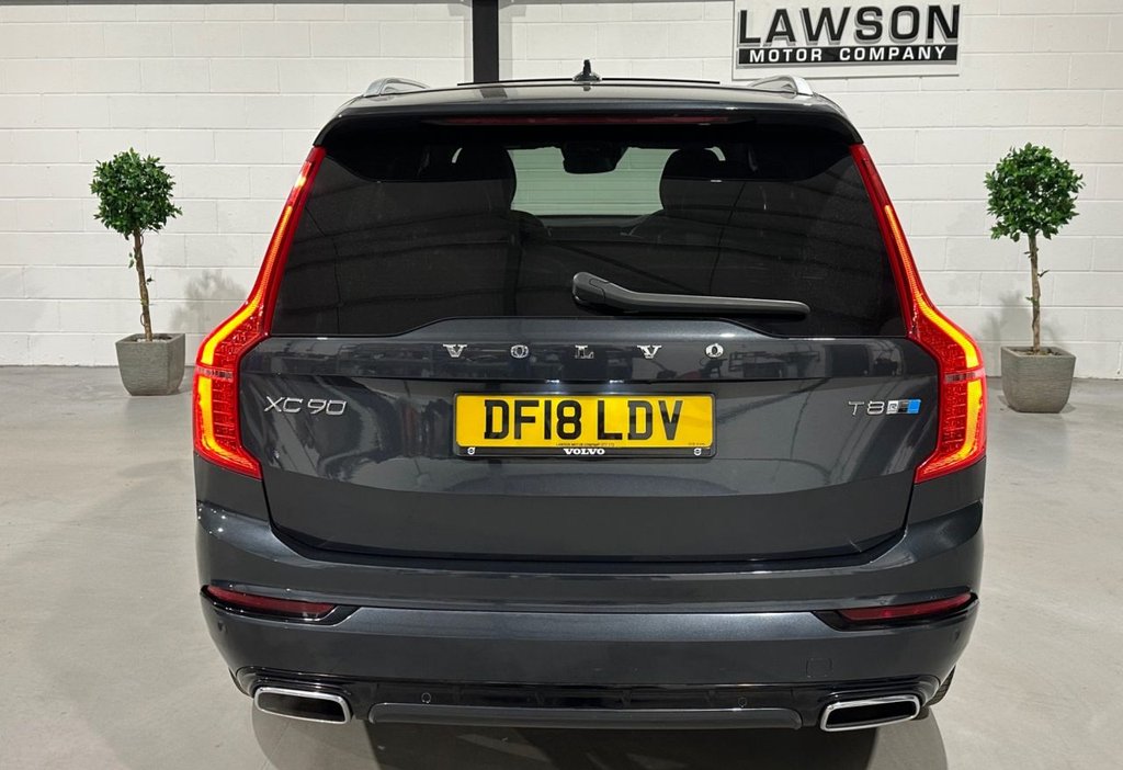 USED 2018 18 VOLVO XC90 2.0h T8 Twin Engine 10.4kWh R-Design Pro SUV 5dr Petrol Plug-in Hybrid Auto 4WD Euro 6 (s/s) (390 ps) 