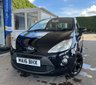 USED 2016 16 FORD KA 1.2 Zetec Black Edition Hatchback 3dr Petrol Manual Euro 6 (s/s) (69 ps) AC, ALLOYS, PHONE, S/HISTORY!!