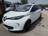 USED 2013 63 RENAULT ZOE 22kWh Expression Hatchback 5dr Electric Auto (Battery Lease) (88 bhp) 2 CHARGING CABLES