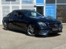 USED 2017 67 MERCEDES-BENZ E-CLASS 2.0 E220d AMG Line (Premium) Coupe 2dr Diesel G-Tronic+ Euro 6 (s/s) (194 ps) Finished in CANVANSITE BLUE MET with contrasting Electric Black Memory Heated Leather trim. This stylish comfortable and classy looking Merc E-Class Coupe offers loads of room and most importantly economy and performance with its punchy 194 BHP. Features include, Pan Roof, Sat Nav, 360 Cameras, B/Tooth, Electric Memory Heated Leather, 19" Alloys, Cruise, and more. Dealer serviced at 8935 miles, 20215 miles, 32277 miles, 41843 miles, 44812 miles, 47884 miles, 50385 miles and 52042 miles.