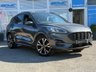 USED 2023 23 FORD KUGA 2.5 EcoBoost Duratec 14.4kWh ST-Line X SUV 5dr Petrol Plug-in Hybrid CVT Euro 6 (s/s) (225 ps) Finished in MAGNETIC GREY with contrasting BLACK ALCANTARA TRIM. This Kuga is a great choice if you like driving. It's one of the most enjoyable, practical and fun family SUV's around. Features include Pan Roof, Sat Nav, Power Gesture Rear Boot, Virtual Dash, Rear Camera, Power Folding Door Mirrors, Heated Seats and Steering Wheel, Front and Rear Park Sensors, Auto Parking, DAB, B & O Speakers, B/Tooth, Cruise and much more. Dealer serviced at 16793 miles, 44000 miles and at 53000 miles.