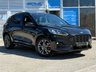 USED 2020 20 FORD KUGA 2.0 EcoBlue MHEV ST-Line SUV 5dr Diesel Manual Euro 6 (s/s) (150 ps) Finished in AGATE BLACK  with contrasting BLACK ALCANTARA TRIM. This Kuga is a great choice if you like driving. It's one of the most enjoyable, practical and fun family SUV's around. Features include Sat Nav,  Virtual Dash, Power Folding Door Mirrors, Front and Rear Park Sensors, DAB, B & O Speakers, B/Tooth, Cruise and much more. Dealer serviced 10799 miles, 14803 miles, 20877 miles, 25686 miles, 31365 miles, 38108 miles and on arrival at 55347 miles.