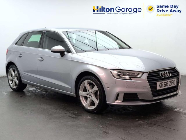 USED 2017 66 AUDI A3 1.4 A3 Sportback Sport TFSI Semi-Auto 5dr CLICK+COLLECT / HOME DELIVERY