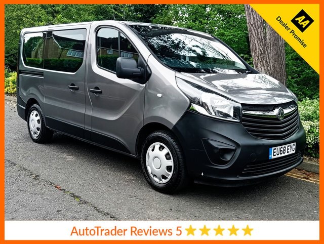 View our Vauxhall Vivaro 1.6 CDTi 2900 Minibus 5dr Diesel Manual L1 H1 Euro 6 (s/s) (9 Seat) (120 ps).*9 SEATS*AIR CON*OVER 70 MINIBUSES IN STOCK*