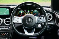 USED 2020 20 MERCEDES-BENZ C-CLASS 1.5 C200 MHEV AMG Line (Premium) Cabriolet 2dr Petrol G-Tronic+ Euro 6 (s/s) (198 ps) BRILLIANT BLUE METALLIC PAINTWORK + AIRSCARF + CARPLAY + VIRTUAL DASH