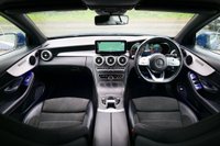 USED 2020 20 MERCEDES-BENZ C-CLASS 1.5 C200 MHEV AMG Line (Premium) Cabriolet 2dr Petrol G-Tronic+ Euro 6 (s/s) (198 ps) BRILLIANT BLUE METALLIC PAINTWORK + AIRSCARF + CARPLAY + VIRTUAL DASH