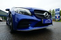 USED 2020 20 MERCEDES-BENZ C-CLASS 1.5 C200 MHEV AMG Line (Premium) Cabriolet 2dr Petrol G-Tronic+ Euro 6 (s/s) (198 ps) BRILLIANT BLUE METALLIC PAINTWORK + AIRSCARF + CARPLAY + VIRTUAL DASH