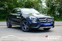 USED 2019 19 MERCEDES-BENZ GLA 1.6 GLA200 AMG Line SUV 5dr Petrol 7G-DCT Euro 6 (s/s) (156 ps) COSMOS BLACK METALLIC PAINTWORK + APPLE CARPLAY + ANDROID AUTO