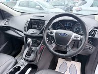 USED 2015 65 FORD KUGA White 1.5T EcoBoost Titanium X SUV, 81,300 miles, Euro 6, ULEZ compliant, Automatic AWD, 8in screen, Sat nav, Panorama roof, 18in alloys, A/C This 2015 Ford Kuga T Titanium X boasts an MOT valid until January 2027, offering excellent peace of mind for the new owner.  This Four Wheel Drive model is powered by an efficient 1.5 litre petrol engine and meets Euro 6 emissions standards.  Inside, you'll find a wealth of features designed for comfort and convenience, including a striking Panorama Roof with a fixed panoramic sunroof, Dual Zone Electronic Automatic Temperature Control for personalised cabin comfort, and Bi-Xenon headlights for