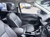 USED 2015 65 FORD KUGA White 1.5T EcoBoost Titanium X SUV, 81,300 miles, Euro 6, ULEZ compliant, Automatic AWD, 8in screen, Sat nav, Panorama roof, 18in alloys, A/C This 2015 Ford Kuga T Titanium X boasts an MOT valid until January 2027, offering excellent peace of mind for the new owner.  This Four Wheel Drive model is powered by an efficient 1.5 litre petrol engine and meets Euro 6 emissions standards.  Inside, you'll find a wealth of features designed for comfort and convenience, including a striking Panorama Roof with a fixed panoramic sunroof, Dual Zone Electronic Automatic Temperature Control for personalised cabin comfort, and Bi-Xenon headlights for
