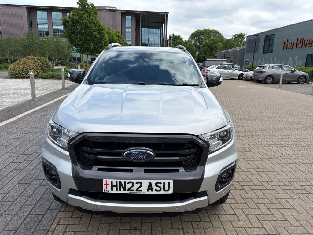 USED 2022 22 FORD RANGER WILDTRAK 2.0EcoBlue 4x4 AUTO S/S *A/C*SATNAV*CAMERA*SENSORS*ALLOYS*HARD TOP*LEATHER SEATS*HEAT PACK*E/P* AUTO-EU6-D/CAV-FULLY LOADED