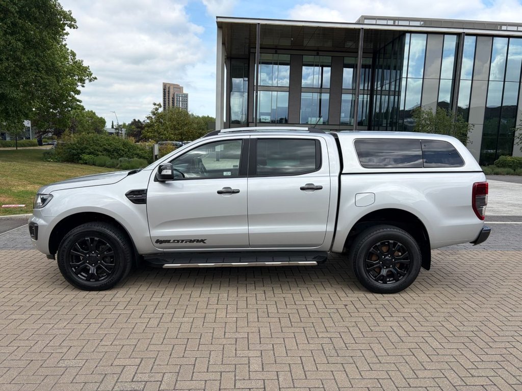 USED 2022 22 FORD RANGER WILDTRAK 2.0EcoBlue 4x4 AUTO S/S *A/C*SATNAV*CAMERA*SENSORS*ALLOYS*HARD TOP*LEATHER SEATS*HEAT PACK*E/P* AUTO-EU6-D/CAV-FULLY LOADED