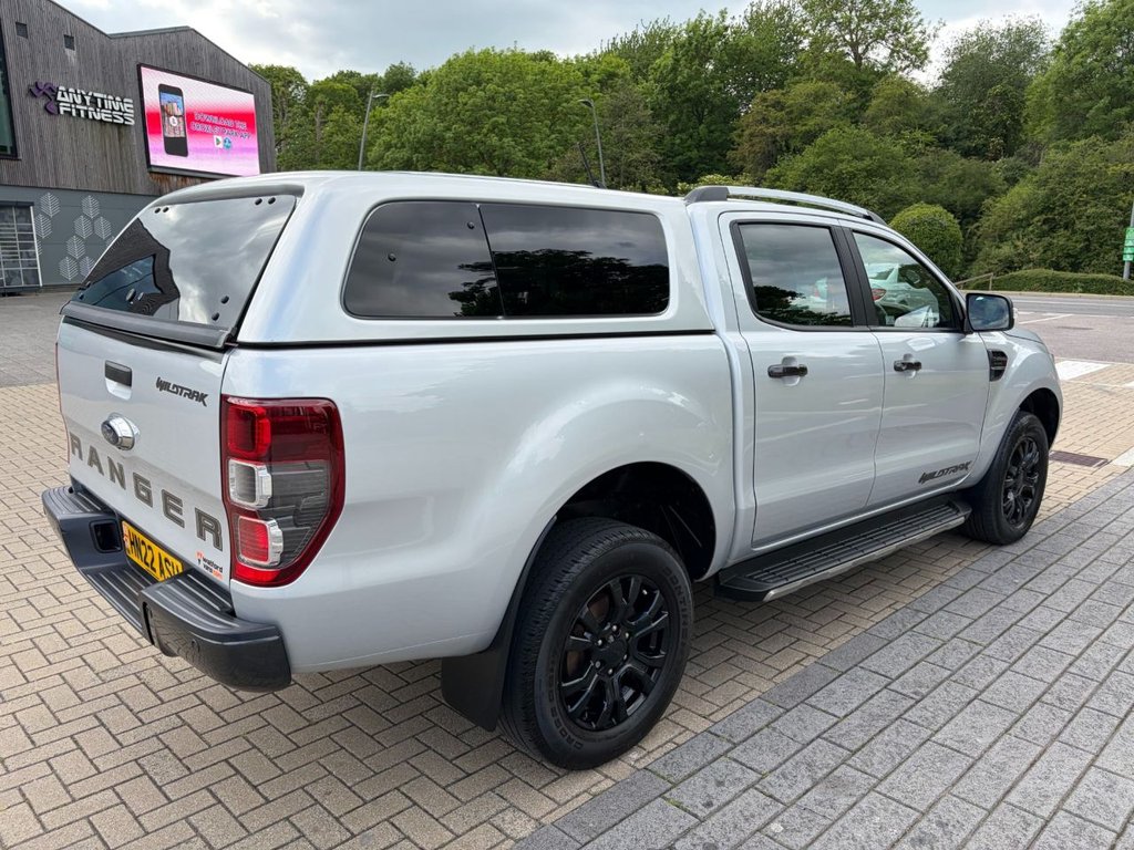 USED 2022 22 FORD RANGER WILDTRAK 2.0EcoBlue 4x4 AUTO S/S *A/C*SATNAV*CAMERA*SENSORS*ALLOYS*HARD TOP*LEATHER SEATS*HEAT PACK*E/P* AUTO-EU6-D/CAV-FULLY LOADED