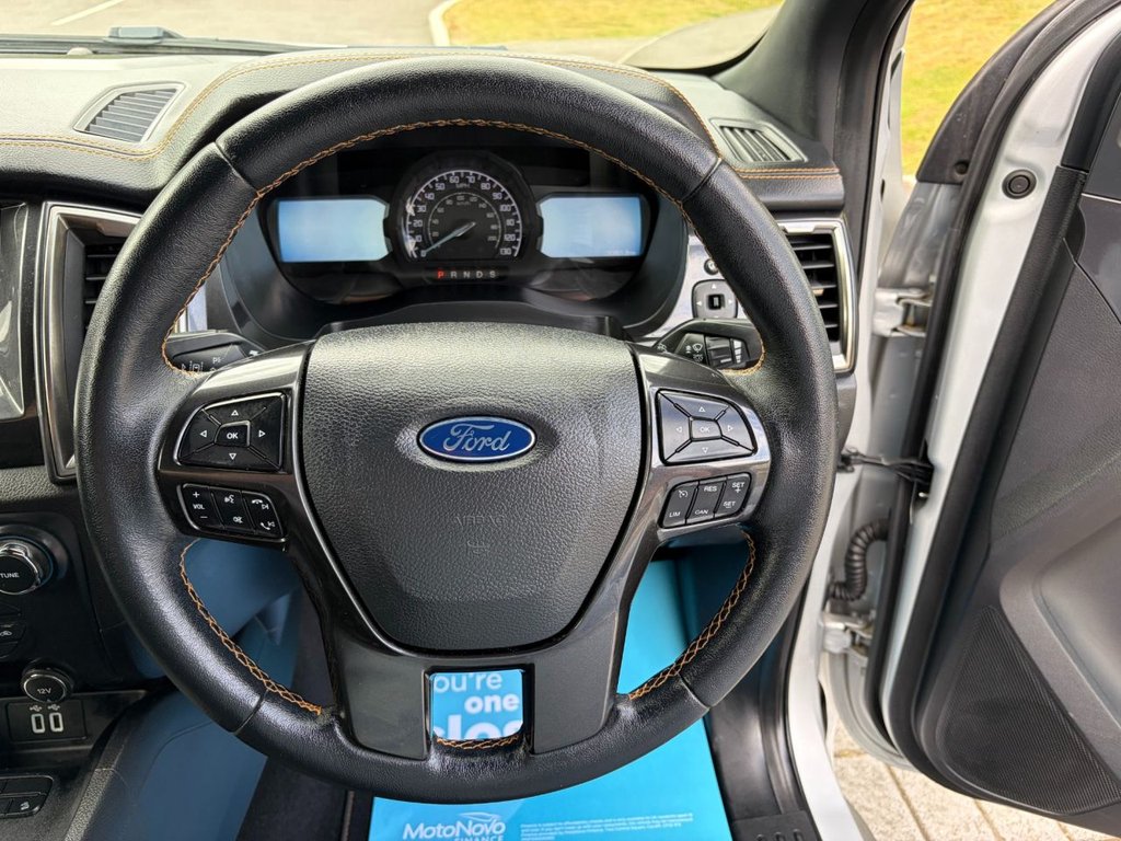 USED 2022 22 FORD RANGER WILDTRAK 2.0EcoBlue 4x4 AUTO S/S *A/C*SATNAV*CAMERA*SENSORS*ALLOYS*HARD TOP*LEATHER SEATS*HEAT PACK*E/P* AUTO-EU6-D/CAV-FULLY LOADED