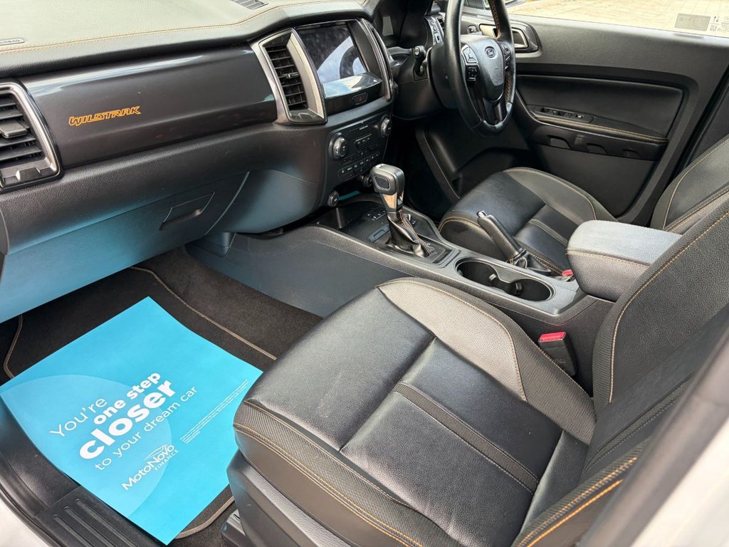 USED 2022 22 FORD RANGER WILDTRAK 2.0EcoBlue 4x4 AUTO S/S *A/C*SATNAV*CAMERA*SENSORS*ALLOYS*HARD TOP*LEATHER SEATS*HEAT PACK*E/P* AUTO-EU6-D/CAV-FULLY LOADED