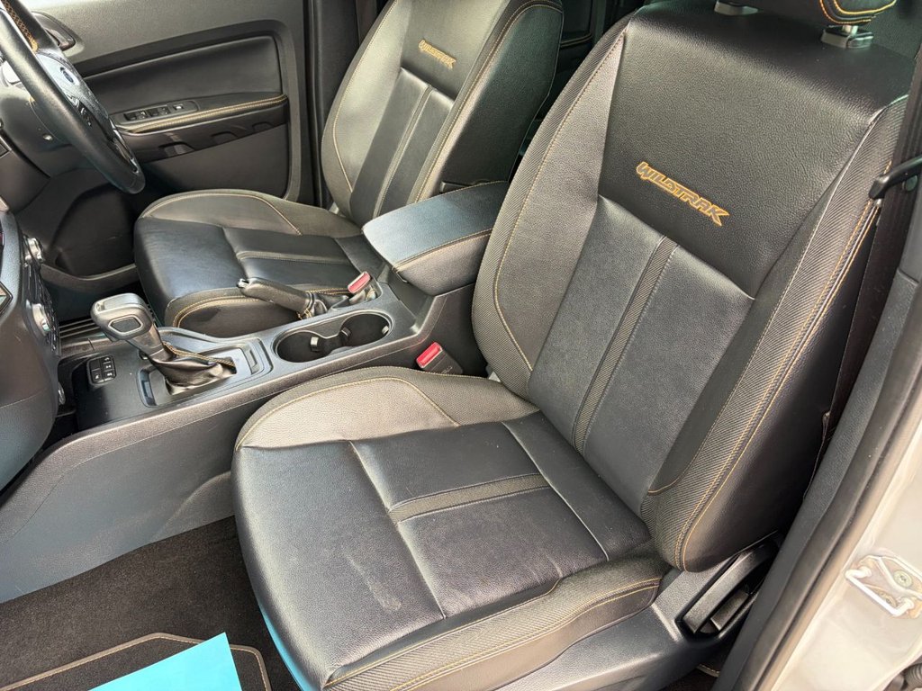 USED 2022 22 FORD RANGER WILDTRAK 2.0EcoBlue 4x4 AUTO S/S *A/C*SATNAV*CAMERA*SENSORS*ALLOYS*HARD TOP*LEATHER SEATS*HEAT PACK*E/P* AUTO-EU6-D/CAV-FULLY LOADED