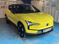 USED 2024 73 VOLVO EX30 Single Motor Extended Range 69kWh Plus SUV 5dr Electric Auto (272 ps)+2 KEYS+1 FORMER KEEPER+HISTORY+HALF LEATHER SEATS+PARK CONTROL+NAV+CLIMATE+DIGITAL COCKPIT+BLUETOOTH+MEDIA+19