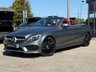 USED 2017 67 MERCEDES-BENZ C-CLASS 2.1 C220d AMG Line Cabriolet 2dr Diesel Manual Euro 6 (s/s) (170 ps) Finished in SELENITE GREY with CRANBERRY RED HEATED LEATHER. This Mercedes C-Class Cabriolet is a superbly refined and beautifully finished convertible. Elegant styling makes it stand out, plus you get some great sophisticated convertible touches. Buy today and beat the mid summer price rise. Features include, Heated Leather, Nav, Rear Camera, DAB, Airscarf, Cruisel, Park Sensors, B/Tooth, Alloys and much more. Dealer Serviced at 7499 miles, 10305 miles, 19394 miles, 26666 miles