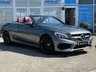 USED 2017 67 MERCEDES-BENZ C-CLASS 2.1 C220d AMG Line Cabriolet 2dr Diesel Manual Euro 6 (s/s) (170 ps) Finished in SELENITE GREY with CRANBERRY RED HEATED LEATHER. This Mercedes C-Class Cabriolet is a superbly refined and beautifully finished convertible. Elegant styling makes it stand out, plus you get some great sophisticated convertible touches. Buy today and beat the mid summer price rise. Features include, Heated Leather, Nav, Rear Camera, DAB, Airscarf, Cruisel, Park Sensors, B/Tooth, Alloys and much more. Dealer Serviced at 7499 miles, 10305 miles, 19394 miles, 26666 miles