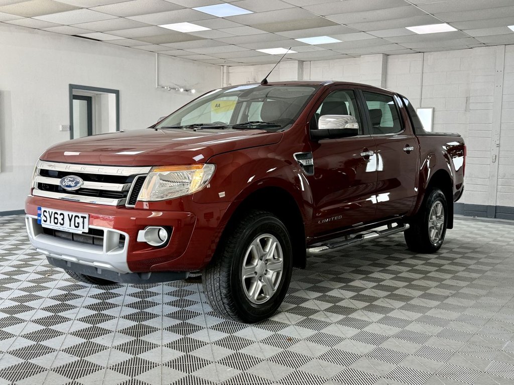 USED 2014 63 FORD RANGER 2.2 TDCi Limited 1 Super Pickup Extended Cab 4dr Diesel Manual 4WD Euro 5 (150 ps) 