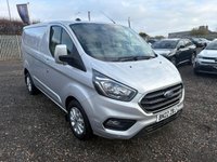 USED 2022 22 FORD TRANSIT CUSTOM 2.0 300 EcoBlue Limited Panel Van 5dr Diesel Manual L1 H1 Euro 6 (s/s) (130 ps) 