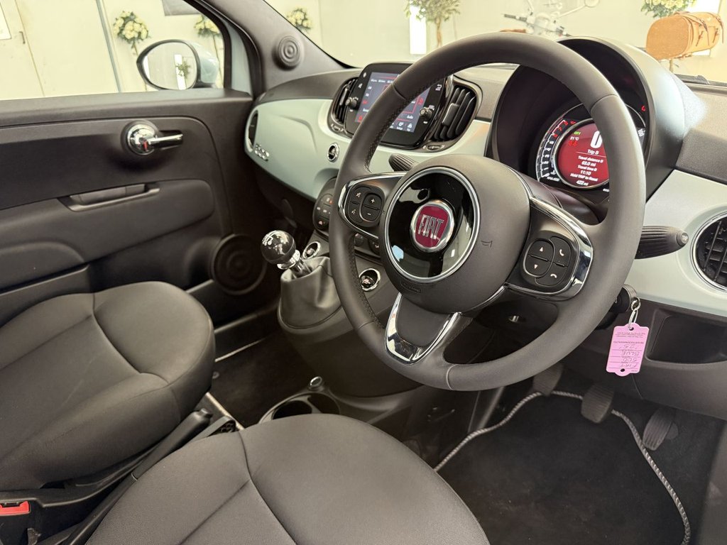 USED 2025 25 FIAT 500 1.0 MHEV Top Hatchback 3dr Petrol Manual Euro 6 (s/s) (70 bhp) 