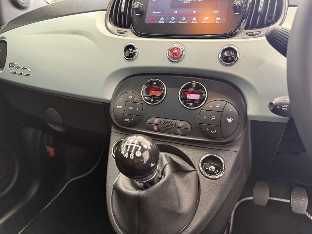 USED 2025 25 FIAT 500 1.0 MHEV Top Hatchback 3dr Petrol Manual Euro 6 (s/s) (70 bhp) 