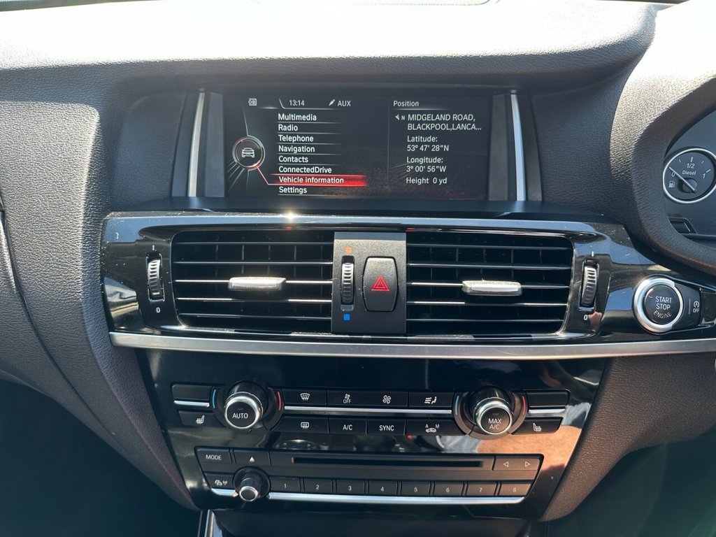 USED 2014 14 BMW X3 3.0 30d xLine SUV 5dr Diesel Auto xDrive Euro 6 (s/s) (258 ps) Tow Bar Leather Navigation