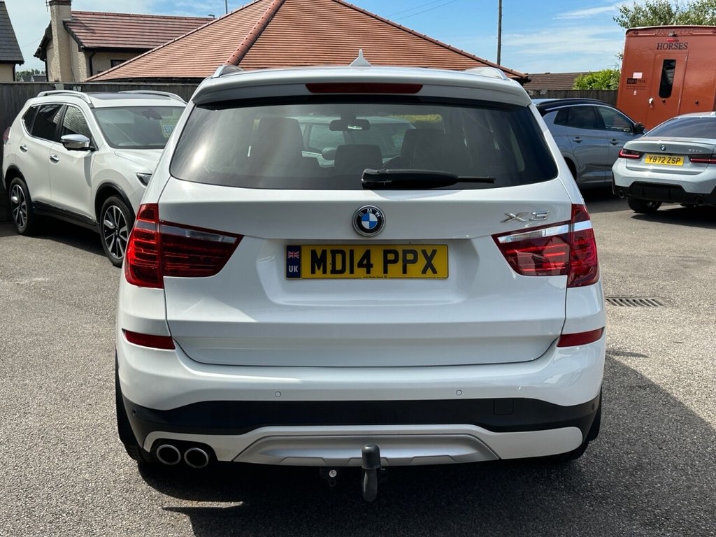 USED 2014 14 BMW X3 3.0 30d xLine SUV 5dr Diesel Auto xDrive Euro 6 (s/s) (258 ps) Tow Bar Leather Navigation