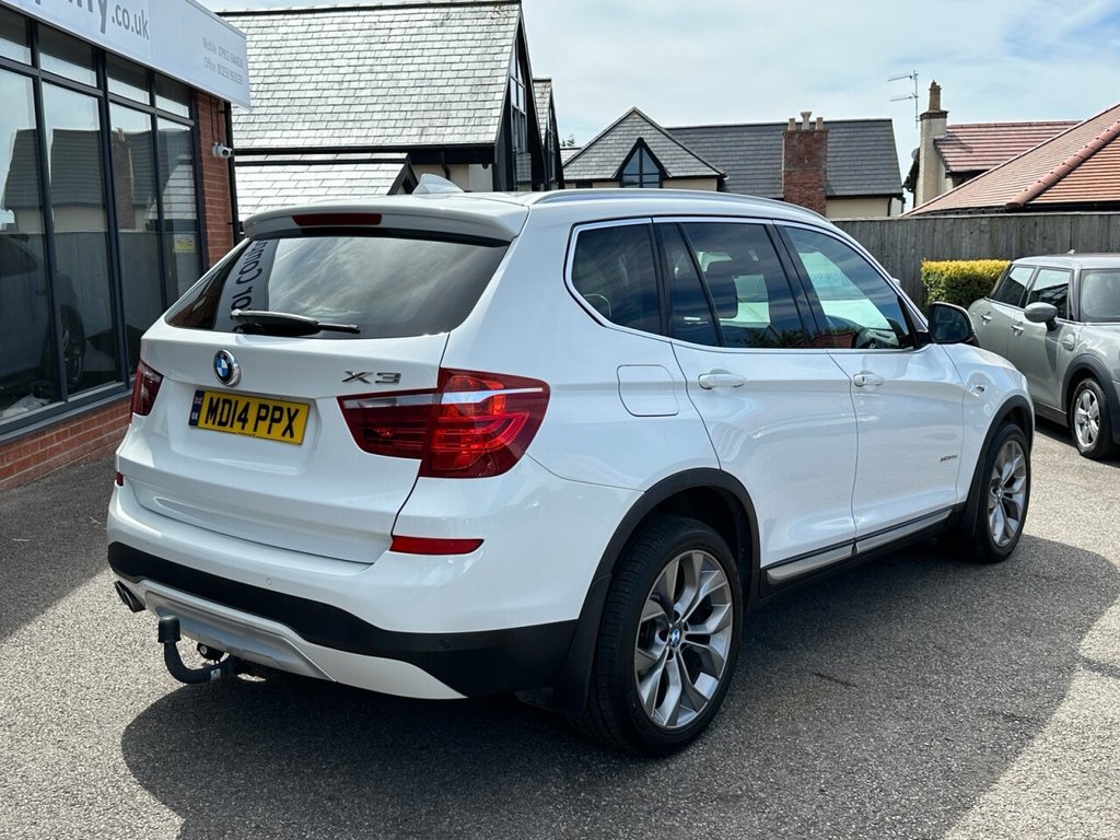 USED 2014 14 BMW X3 3.0 30d xLine SUV 5dr Diesel Auto xDrive Euro 6 (s/s) (258 ps) Tow Bar Leather Navigation