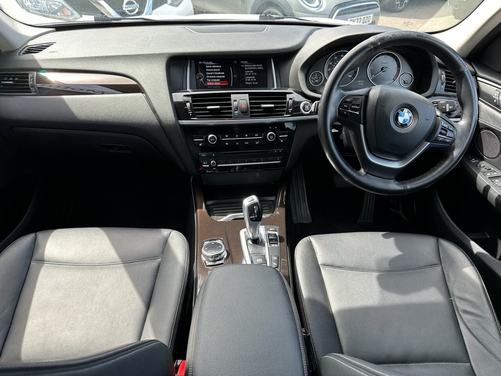 USED 2014 14 BMW X3 3.0 30d xLine SUV 5dr Diesel Auto xDrive Euro 6 (s/s) (258 ps) Tow Bar Leather Navigation