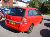 USED 2014 64 VAUXHALL ZAFIRA 1.8 16V Exclusiv MPV 5dr Petrol Manual Euro 5 (120 ps) Budget clearance -  no inspection performed - no warranty provided - not eligible for financing - no part exchange accepted - classified as Trade/DIY clearance sale.