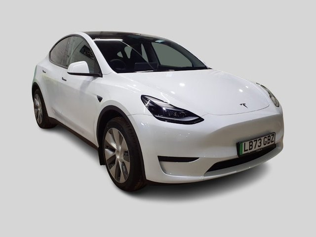 View our Tesla Model Y SUV 5dr Electric Auto RWD (346 ps) Expansive Glass Roof, Heated Seats, Heated Steering Wheel, Touchscreen With Navigation, 19in Alloys