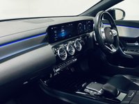 USED 2022 72 MERCEDES-BENZ CLA 1.3 CLA250e 15.6kWh AMG Line Night Edition (Premium Plus) Shooting Brake 5dr Petrol Plug-in Hybrid 8G-DCT Euro 6 (s/s) (218 ps) Cosmos Black | Black Leather Interior | Night Pack | Glass Panoramic Roof | Black AMG Wheels | Ambient Lighting | Privacy Glass | Heated Seats