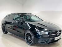 USED 2022 72 MERCEDES-BENZ CLA 1.3 CLA250e 15.6kWh AMG Line Night Edition (Premium Plus) Shooting Brake 5dr Petrol Plug-in Hybrid 8G-DCT Euro 6 (s/s) (218 ps) Cosmos Black | Black Leather Interior | Night Pack | Glass Panoramic Roof | Black AMG Wheels | Ambient Lighting | Privacy Glass | Heated Seats