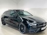 USED 2022 72 MERCEDES-BENZ CLA 1.3 CLA250e 15.6kWh AMG Line Night Edition (Premium Plus) Shooting Brake 5dr Petrol Plug-in Hybrid 8G-DCT Euro 6 (s/s) (218 ps) Cosmos Black | Black Leather Interior | Night Pack | Glass Panoramic Roof | Black AMG Wheels | Ambient Lighting | Privacy Glass | Heated Seats